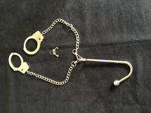 Load image into Gallery viewer, Metal Handcuffs With Anal Hook