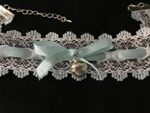 Load image into Gallery viewer, Gorgeous White and Baby Blue Day Collar