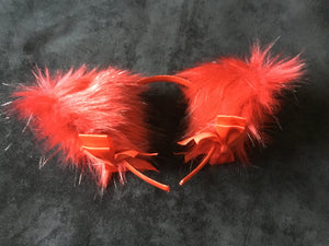 Sexy Flame Red  kitten- wolf Play Set, Anime, Cosplay, Ddlg, Kitty.