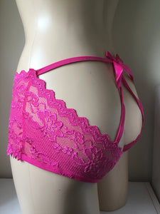 Sexy Lace Open Back Knickers/Panties