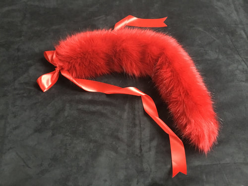Beautiful Flame Red Kitten / Wolf Play Tail ,BDSM