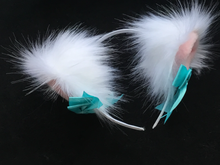 Load image into Gallery viewer, Stunning Turquoise White Kitten / Wolf Play Set, BDSM