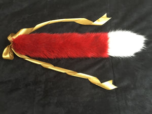Stunning Red & White Kitten / Wolf Play Set, BDSM