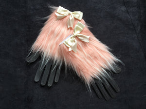 Stunning peaches & cream Pet play Set , with cuffs , and plug