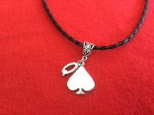 Load image into Gallery viewer, Sexy Faux Leather Queen Of Spades Anklet