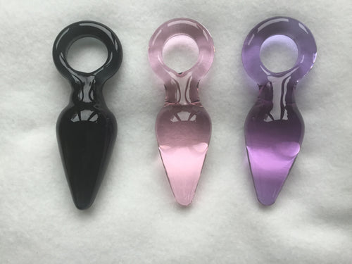 Looped Glass Plug- Tail Attachment.