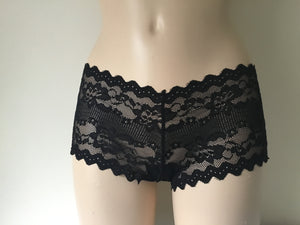 Sexy Lace Open Back Knickers/Panties