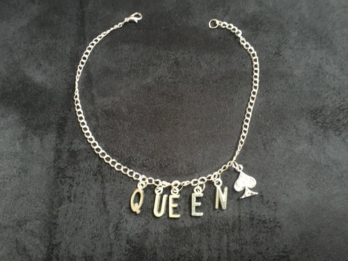 Sexy Queen Of Spades Anklet