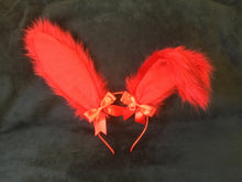 Load image into Gallery viewer, Sexy Red Bunny  Ears, BDSM, Bunnyplay, petplay. Cosplay .anime . Bunnygirl