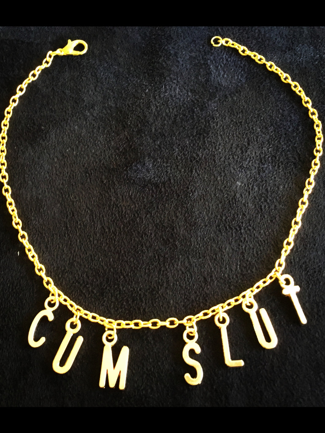 Stunning CUM SLUT Anklet