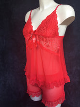 Load image into Gallery viewer, Stunning Red Lingerie set, unisex, sissy