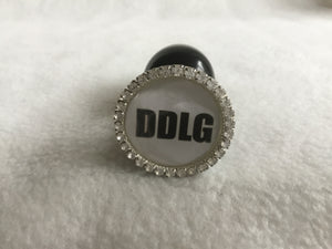 DDLG Stainless Steel Black  Butt Plug