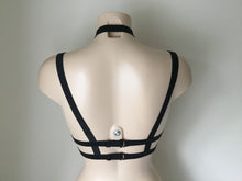 Load image into Gallery viewer, Sexy Elasticated Body Harness- Bralet.