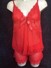 Load image into Gallery viewer, Stunning Red Lingerie set, unisex, sissy