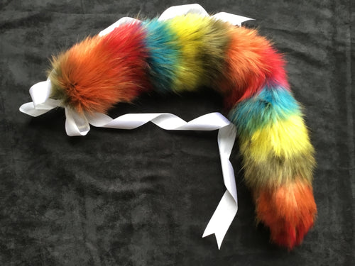 Stunning Rainbow - kitten / Wolf Tail, Cosplay, Neko, LGBTQ,DDLG