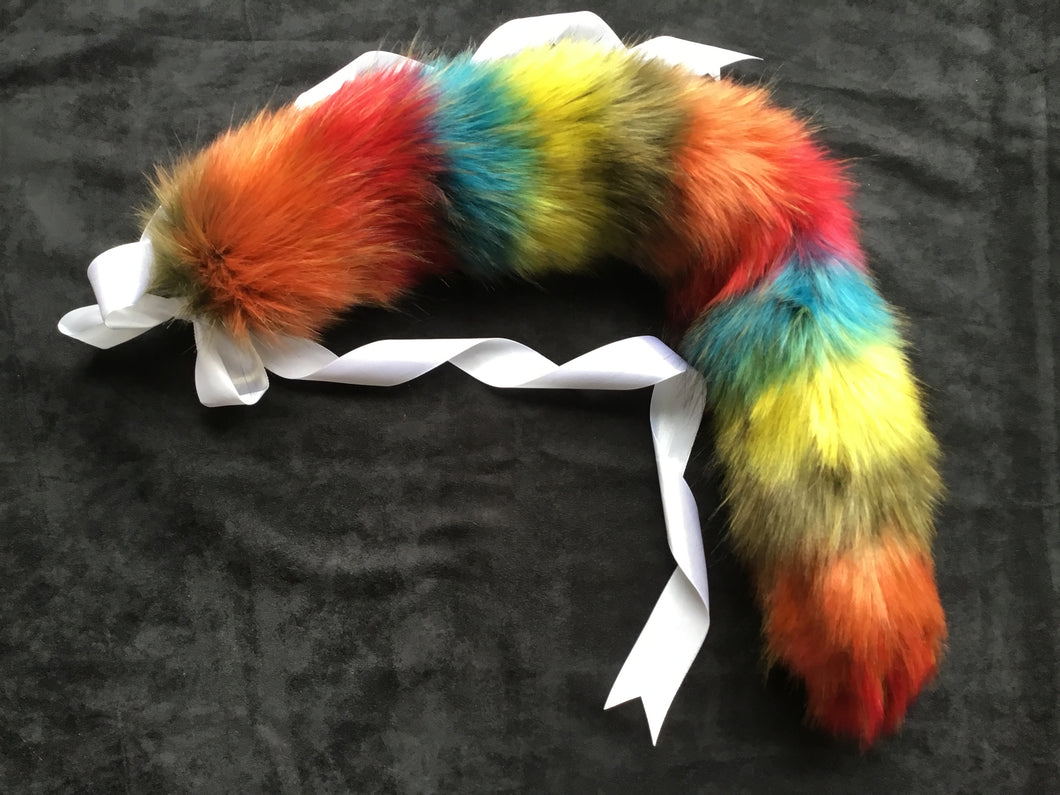 Stunning Rainbow - kitten / Wolf Tail, Cosplay, Neko, LGBTQ,DDLG