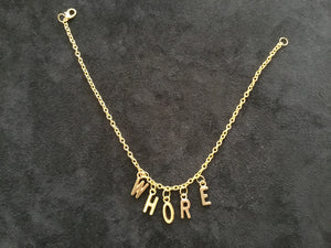 Sexy WHORE Anklet