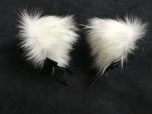 Load image into Gallery viewer, Stunning Artic White &amp; BlackKitten/Wolf  Ears, BDSM.