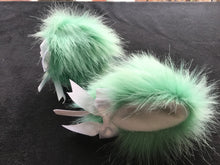 Load image into Gallery viewer, Luxury Mint Green And White Kitten Ears