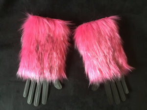 Hot Pink & Black  Sexy Cuffs