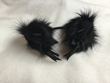 Load image into Gallery viewer, Sexy Black Kitten /Wolf  Ears, BDSM.