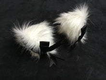 Load image into Gallery viewer, Stunning Artic White &amp; BlackKitten/Wolf  Ears, BDSM.