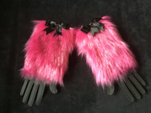 Load image into Gallery viewer, Sexy Hot Pink &amp; Black Pet play Set , with cuffs , and plug, collar,