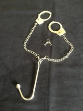 Load image into Gallery viewer, Metal Handcuffs With Anal Hook
