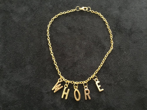 Sexy WHORE Anklet