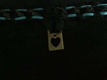 Load image into Gallery viewer, Sexy  Black &amp; Turquoise Day Collar-Choker