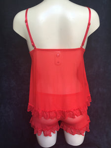 Stunning Red Lingerie set, unisex, sissy