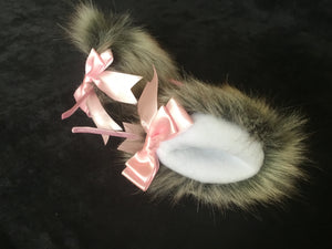 Sexy Grey Wolf  kitten- wolf Play Set