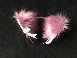 Sexy Lilac and White kitten- wolf Play Set
