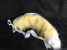 Load image into Gallery viewer, Luxury Lemon Sorbet Kitten / Wolf Play Tail ,BDSM