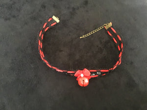 Sexy Black & Red Collar