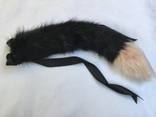 Load image into Gallery viewer, Luxurious Black and Baby Pink Kitten- Wolf Tail, Cosplay, Neko, BDSM, DDLG