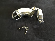 Load image into Gallery viewer, A Beautiful Stainless Steel Male Chastity Cage Device