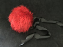 Load image into Gallery viewer, Sexy Flame Red &amp; Black Bunny Tail ,BDSM, Anime,Cosplay, Kawaii.