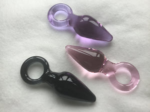 Looped Glass Plug- Tail Attachment.