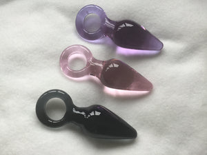 Looped Glass Plug- Tail Attachment.