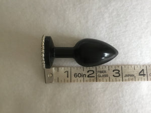 DDLG Stainless Steel Black  Butt Plug
