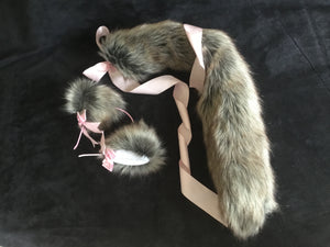 Sexy Grey Wolf  kitten- wolf Play Set