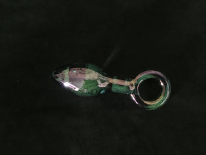 Luxurious Grey And Rose Pink , Pet play Set, with glass plug.