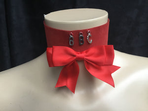 Sexy Red BBC Collar , Choker .