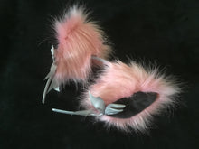 Load image into Gallery viewer, Luxurious Grey And Rose Pink , Pet play Set, with glass plug.