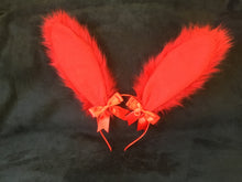 Load image into Gallery viewer, Sexy Red Bunny  Ears, BDSM, Bunnyplay, petplay. Cosplay .anime . Bunnygirl