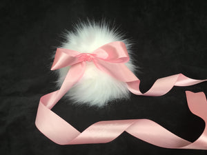 Fabulous White & Baby Pink Bunny Tail ,BDSM, Anime,Cosplay, Kawaii.