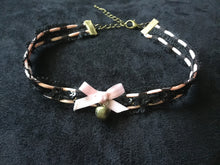 Load image into Gallery viewer, Gorgeous Black &amp; Baby Pink Collar