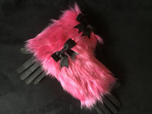 Hot Pink & Black  Sexy Cuffs