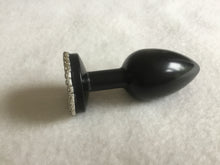 Load image into Gallery viewer, DDLG Stainless Steel Black  Butt Plug